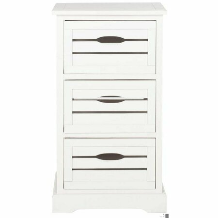 SAFAVIEH Samara Cabinet - Distressed Cream AMH5713A